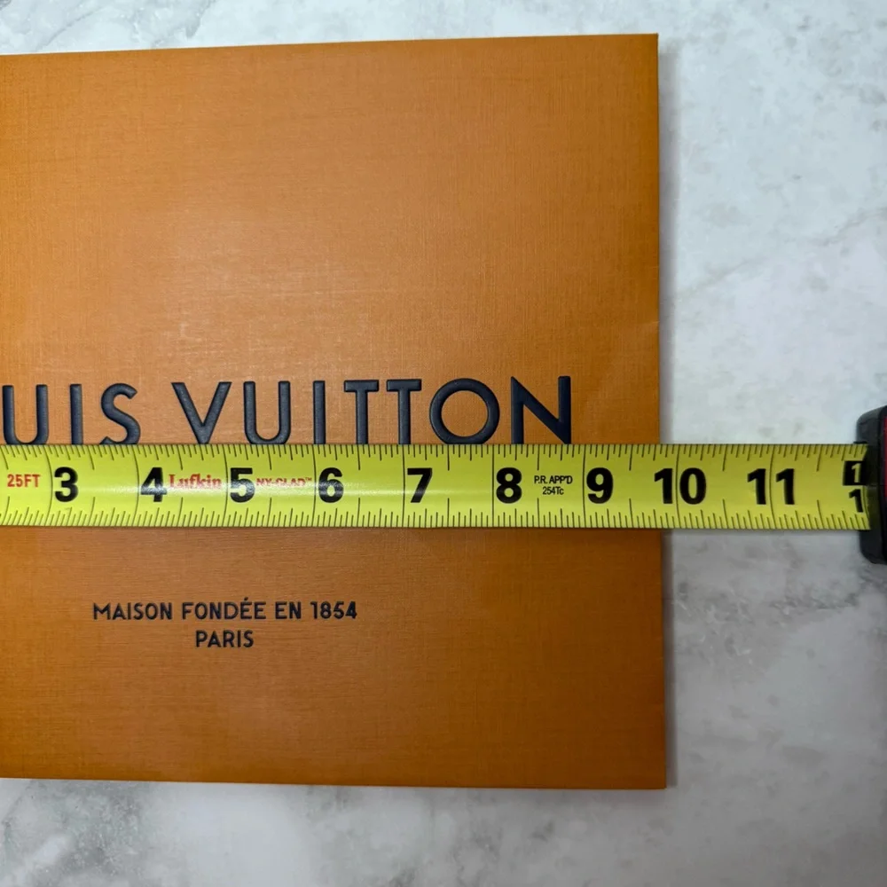 Authentic Louis Vuitton Shopping Bag – Medium Size with Blue Handles
